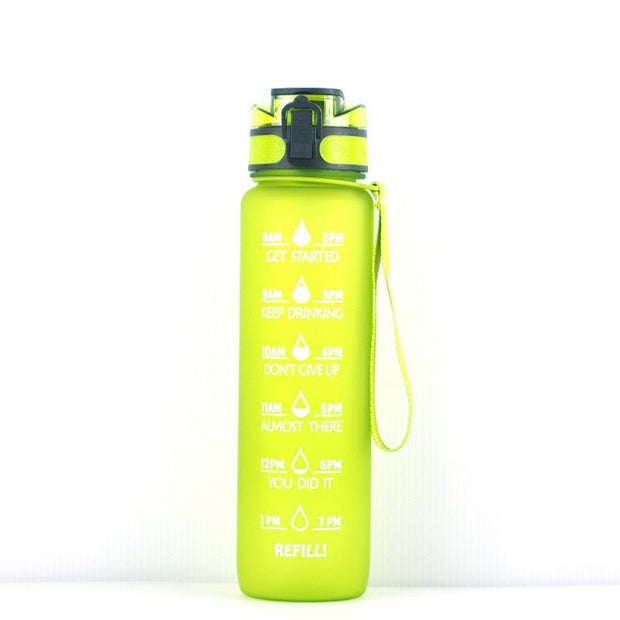 Transparent Flask Water Bottle
