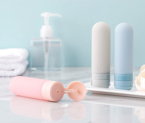 Bottled travel cosmetics