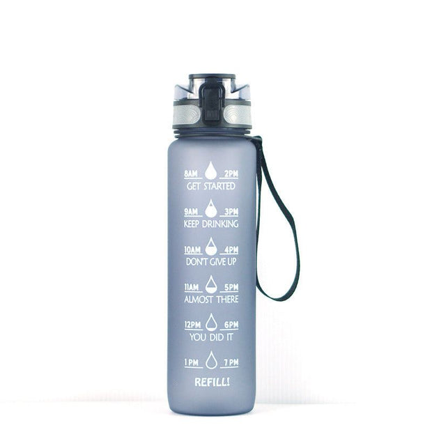 Transparent Flask Water Bottle