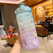 Water Bottle With Straw