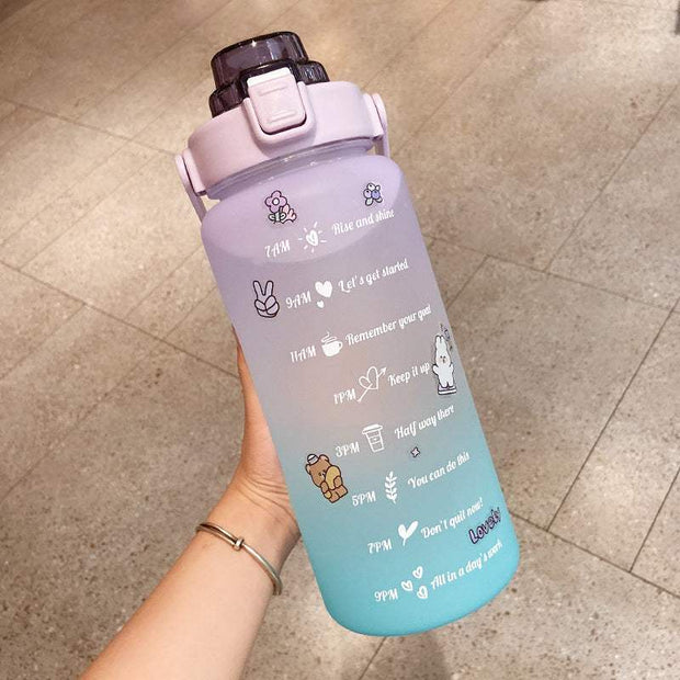 Water Bottle With Straw