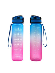 Transparent Flask Water Bottle